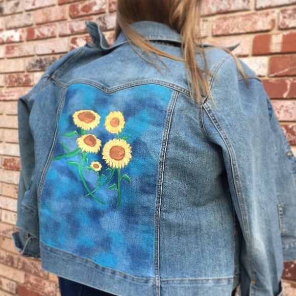 sunflower jean jacket